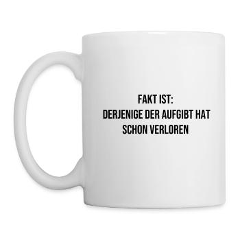 Motivation Saying - Mug - white - Left