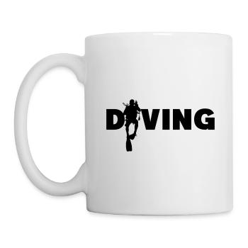 Diving - Tasse - Weiß - Links