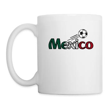 Fußball - Mexico - Tasse - Weiß - Links