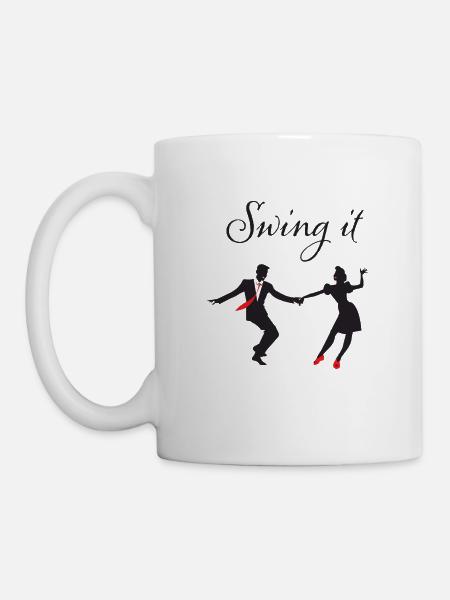 Swing Dancing Swing It - Mug blanc - blanc