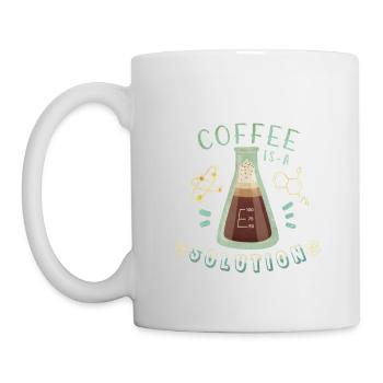 Chimistes du café - Mug blanc - blanc - Gauche