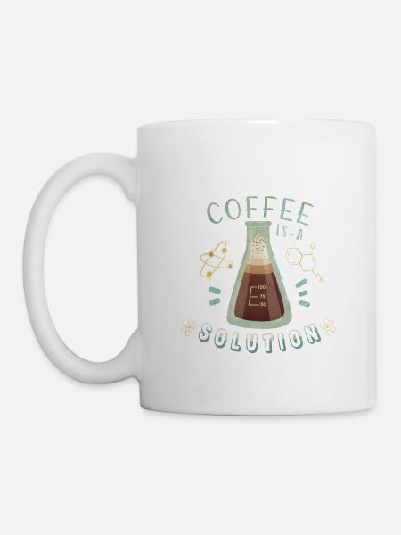 Kaffee Chemiker - Tasse - Weiß