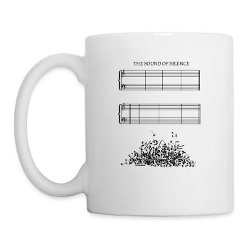 Sound Of Silence sheet music without sheet music - Mug - white - Left