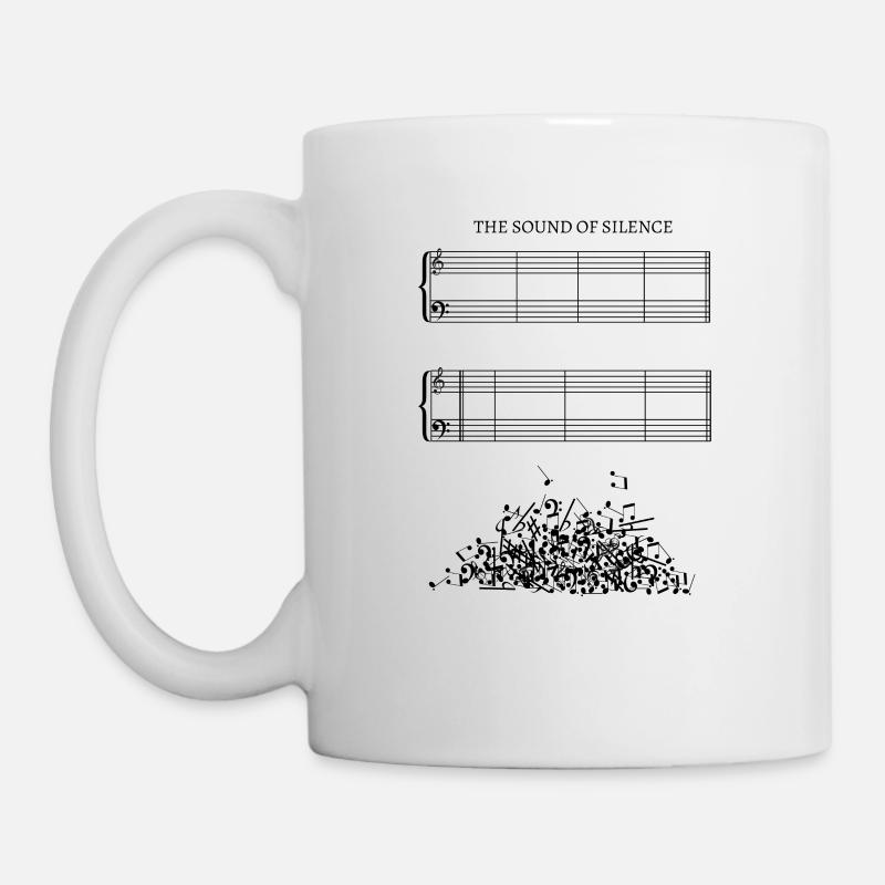 Partition Sound Of Silence sans partition - Mug blanc - blanc