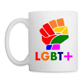 Lgbt - Tasse - Weiß - Links