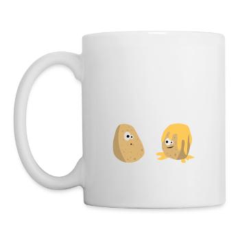 J'peux pas j'ai raclette - Mug blanc - blanc - Gauche