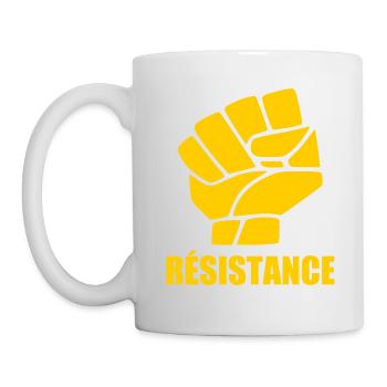 Résistance - Mug blanc - blanc - Gauche
