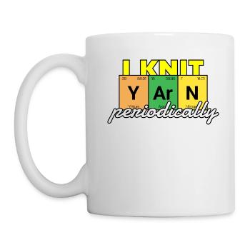 YArN Stricken - Tasse - Weiß - Links