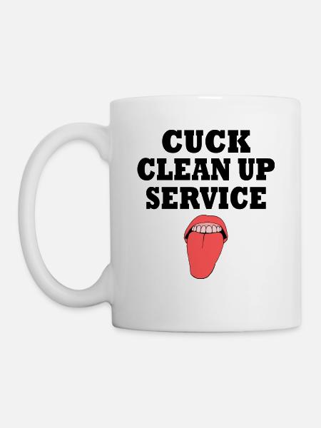 Cuckold cuck clean up service - Tasse - Weiß