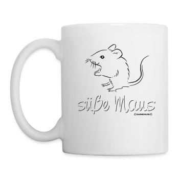CD - Süße Maus - RAHMENLOS Geburtstag Geschenk - Tasse - Weiß - Links
