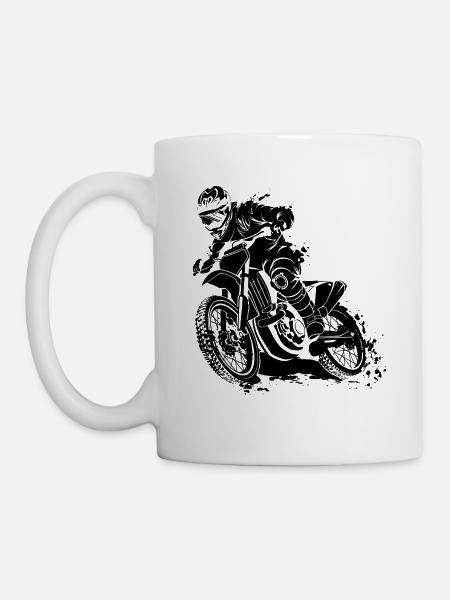 Motocross - Mug - white