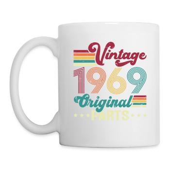 Vintage 1969 Original, Cadeau D'anniversaire - Mug blanc - blanc - Gauche