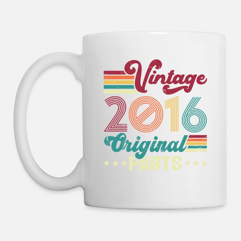Vintage 2016 Original, Cadeau D'anniversaire - Mug blanc - blanc
