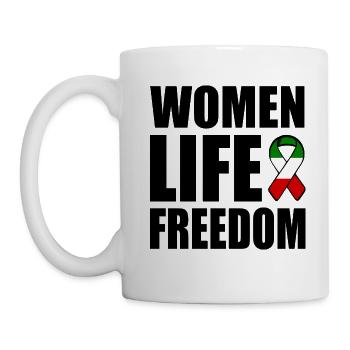 Women life freedom - Mug - white - Left