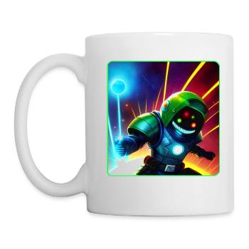 Astronaute de l’espace cool - Mug blanc - blanc - Gauche