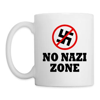 contre la droite - Mug blanc - blanc - Gauche