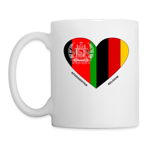Afghanistan Belgium Friendship Flags - Mug