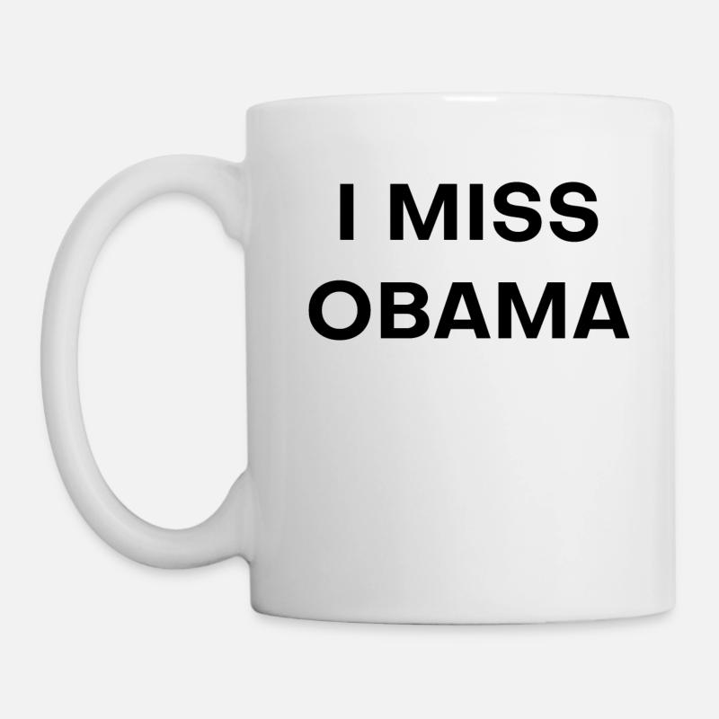 I miss Obama - Tasse - Weiß