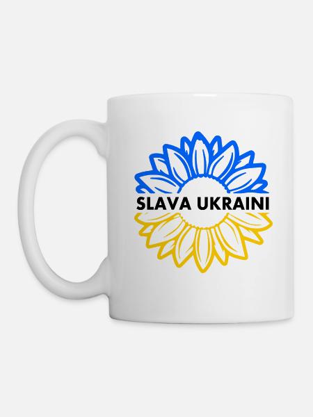 Slava ukraini - Tasse - Weiß