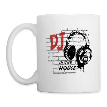 DJ in the House - Mug - white - Left