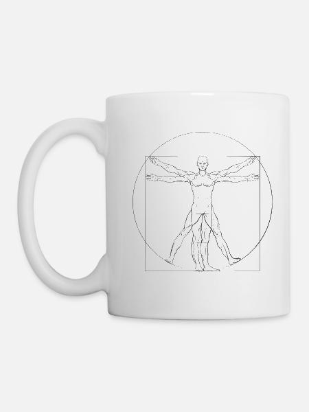 Homo Vitruvianus - Mug - white
