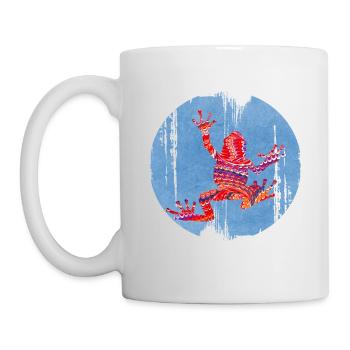 grenouille 110 a - Mug blanc - blanc - Gauche