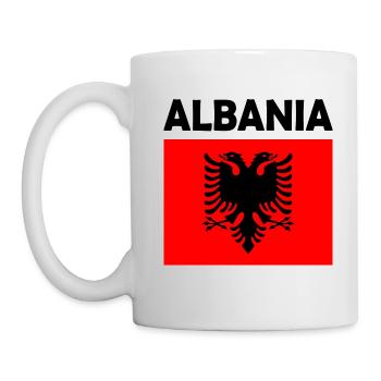 Albanien - Tasse - Weiß - Links