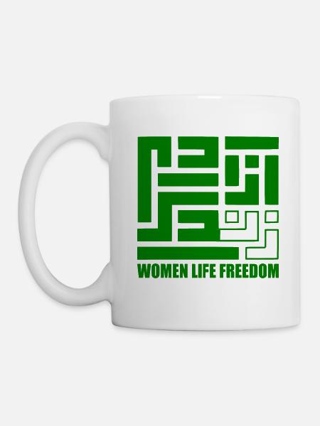 Women life freedom - Kop/krus - hvid