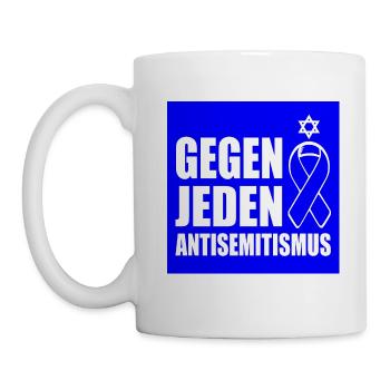 Gegen jeden antisemitismus - Tasse - Weiß - Links