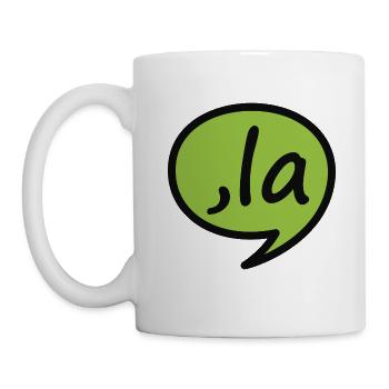 Kamala Harris Comma La Meme Democrat Election 2024 - Mug - white - Left