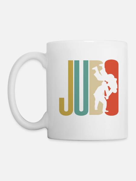 Judo Design - Tasse - Weiß
