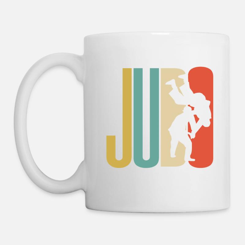 Judo Design - Tasse - Weiß