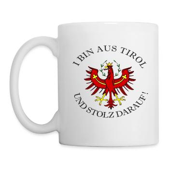Tirol Tiroler Tirolerin Stolz Patriot, Geschenk - Tasse - Weiß - Links
