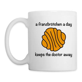 One Franz a day - Tasse - Weiß - Links