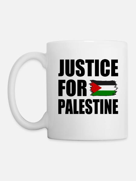 Justice for palestine - Mug - white
