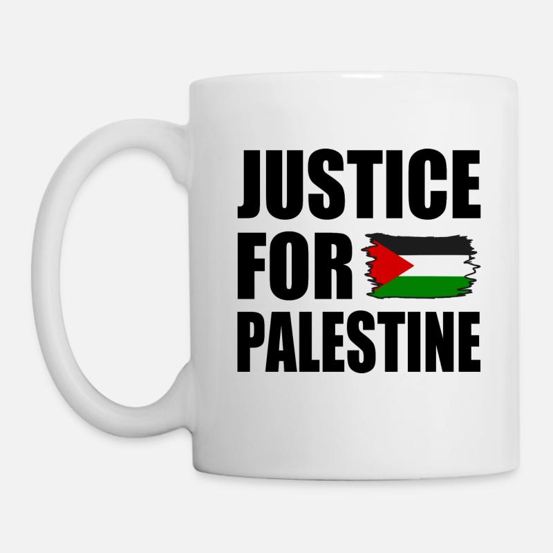 Justice for palestine - Tasse - Weiß