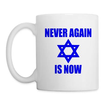 Never again is now - Mug blanc - blanc - Gauche