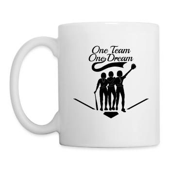 One Team, One Dream - Mug - white - Left