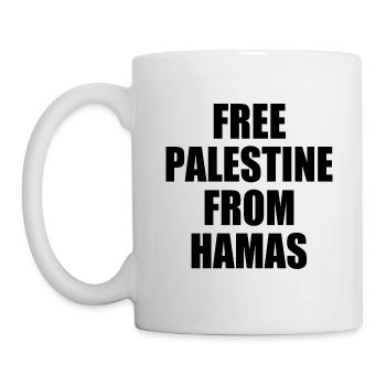 Free palestine - Mug blanc - blanc - Gauche