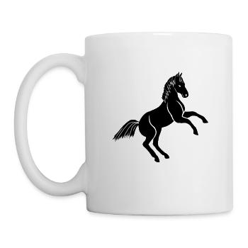 Horse rising - Mug - white - Left