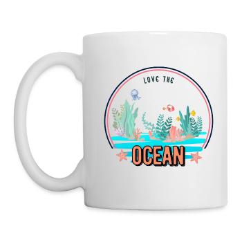 love the ocean - Marine Biology - Mug - white - Left