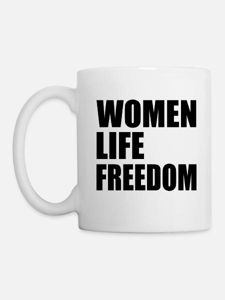 Women life freedom - Tasse - Weiß
