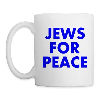 Jews for peace - Mug blanc - blanc - Gauche