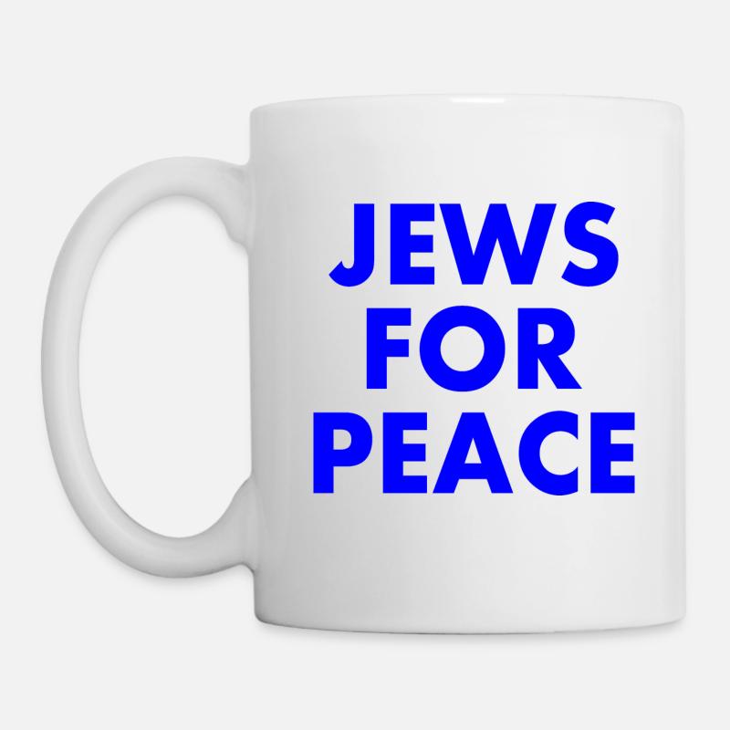 Jews for peace - Tasse - Weiß