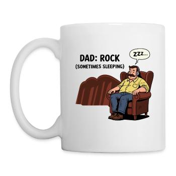 Dad: Rock - Mug - white - Left