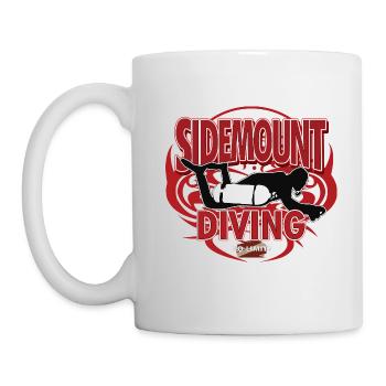 Sidemount Diving Cave Diving No Limit - Mug - white - Left