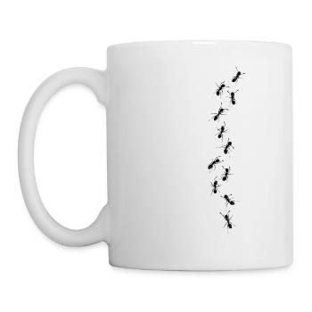 Ameisenstraße (delta) - Tasse - Weiß - Links