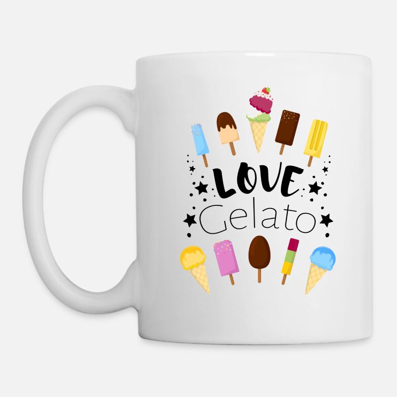 Eis - Ice cream - Eiscreme - Tasse - Weiß