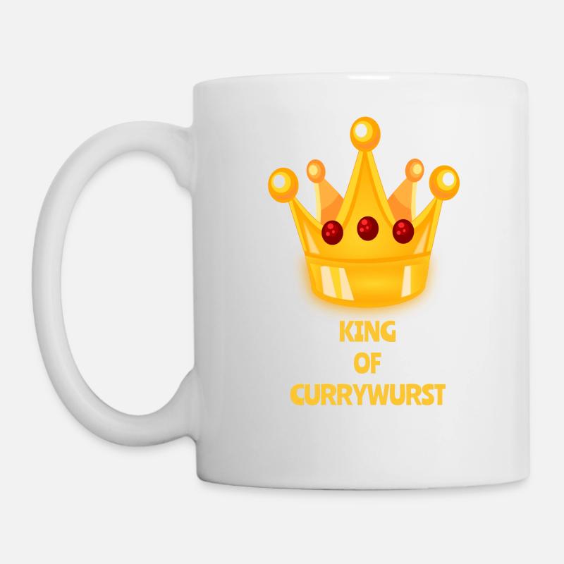 KING OF CURRYWURST - Mug - white