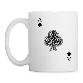as du trèfle - Mug blanc - blanc - Gauche